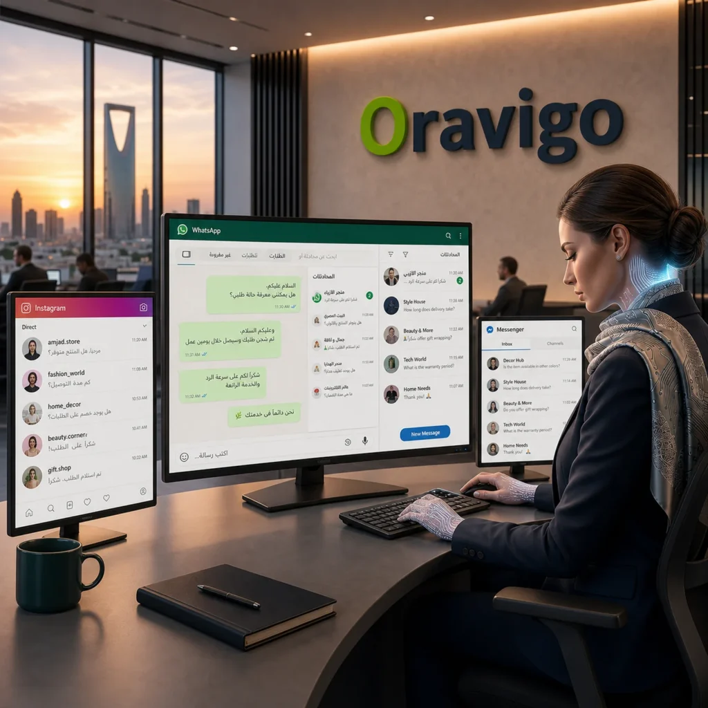 موظف الذكاء الاصطناعي ORAVIGO 1  موظف الانطلاق