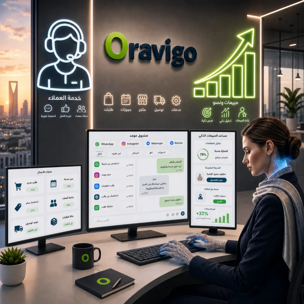 موظف Oravigo 4 للأنشطة التجارية والخدمية