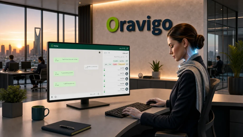 موظف الذكاء الاصطناعي Oravigo-Now  موظف البداية